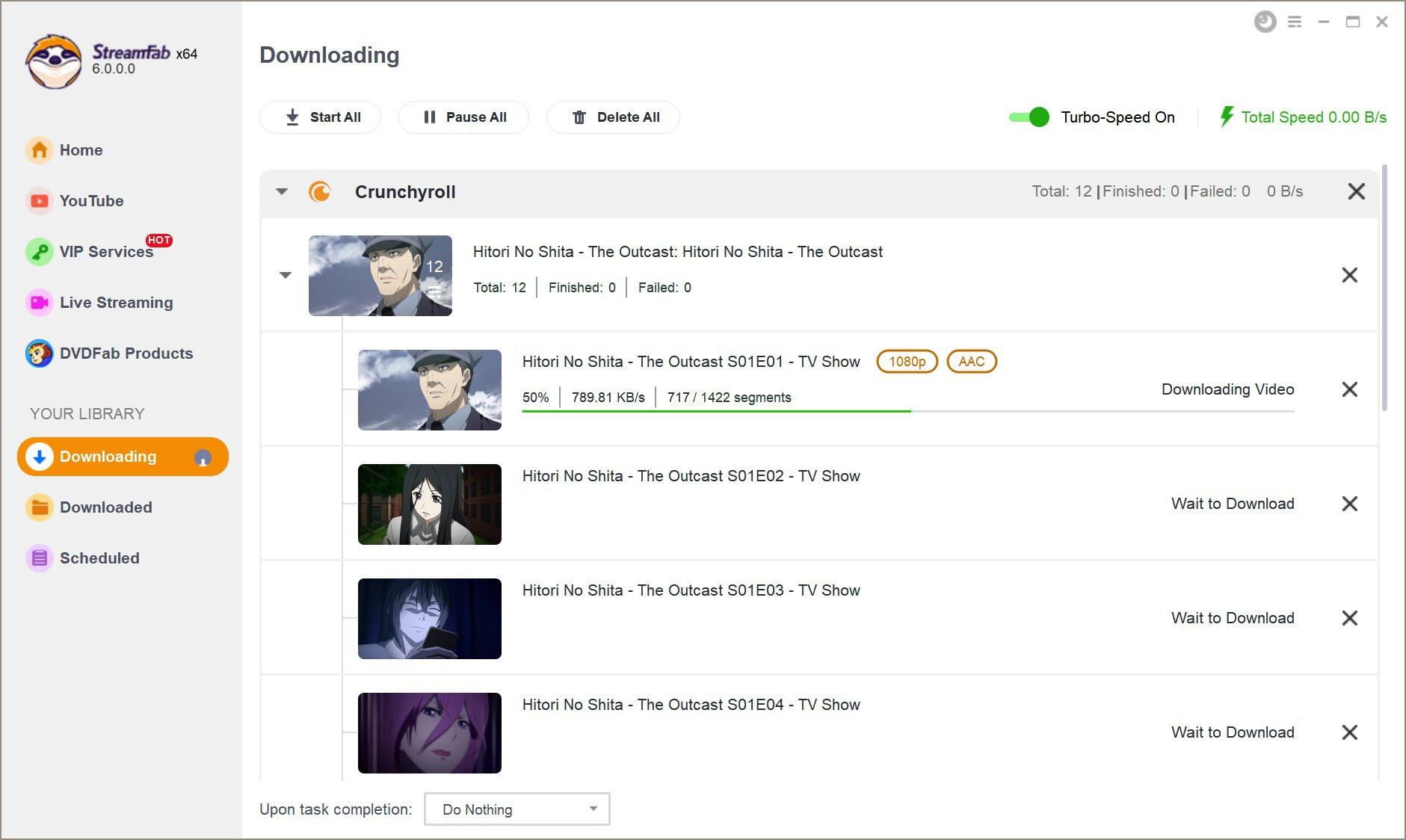 how to watch crunchyroll offline