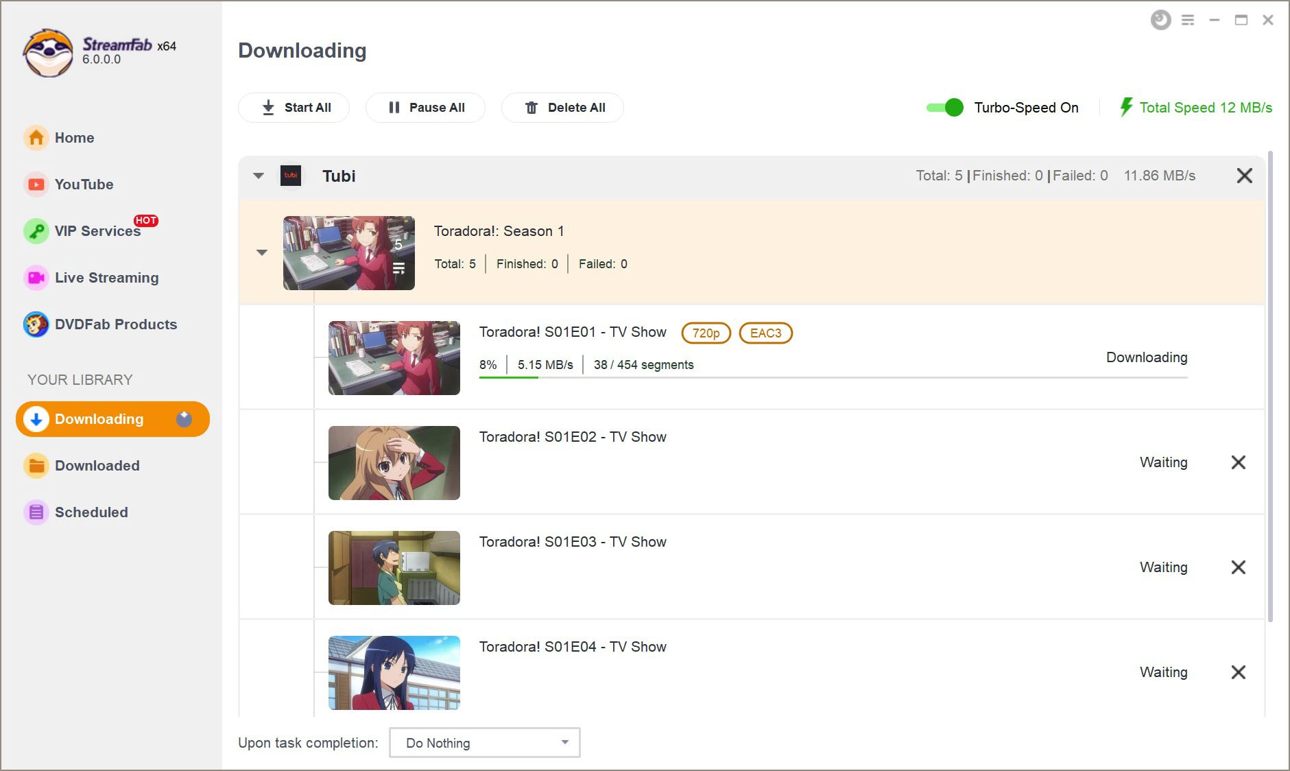 rip tubi videos with streamfab