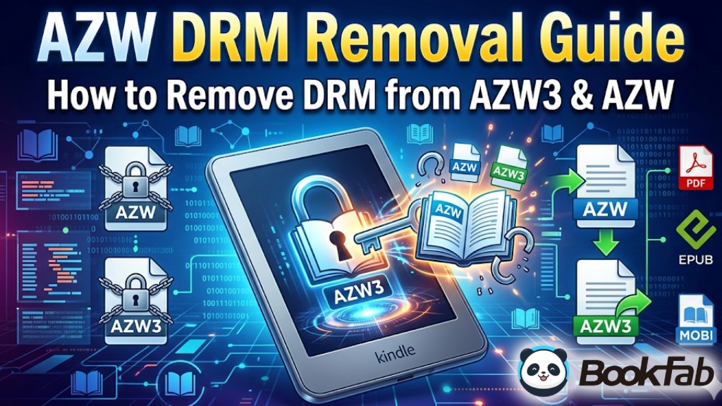AZW DRM Removal Guide: How to Remove DRM from AZW3 & AZW