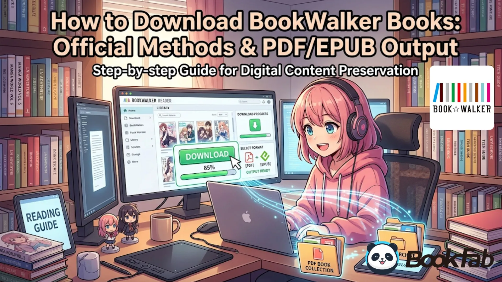 How to Download BookWalker Books: Official Methods & PDF/EPUB Output