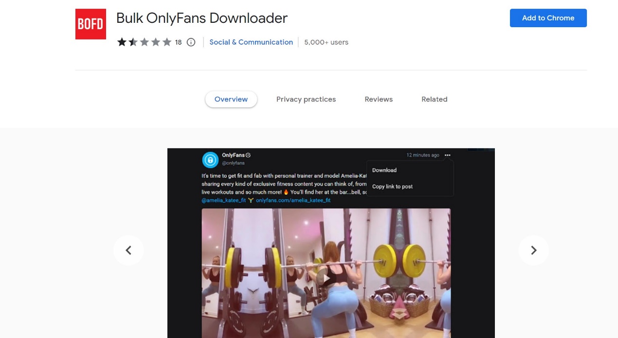 OnlyFans Videos Speichern mit der Erweiterung [Chrome/Firefox]