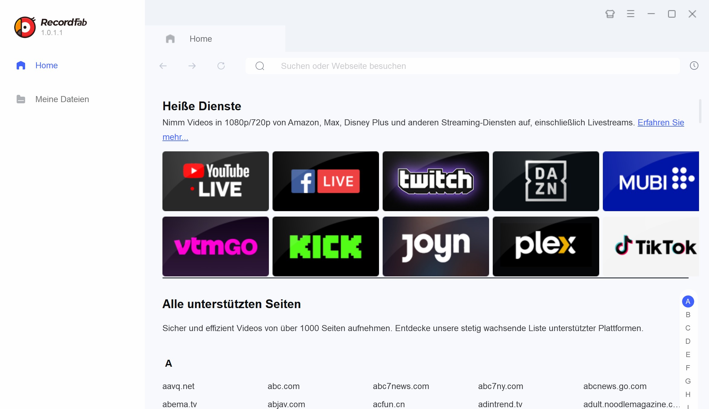 mit RecordFab RTL Plus Videos aufnehmen