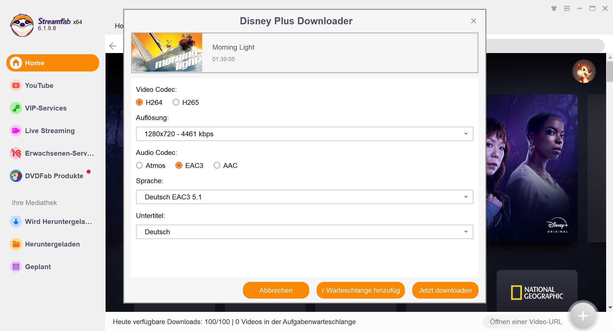 StreamFab Disney+ Downloader – Disney+ lädt nicht lösen