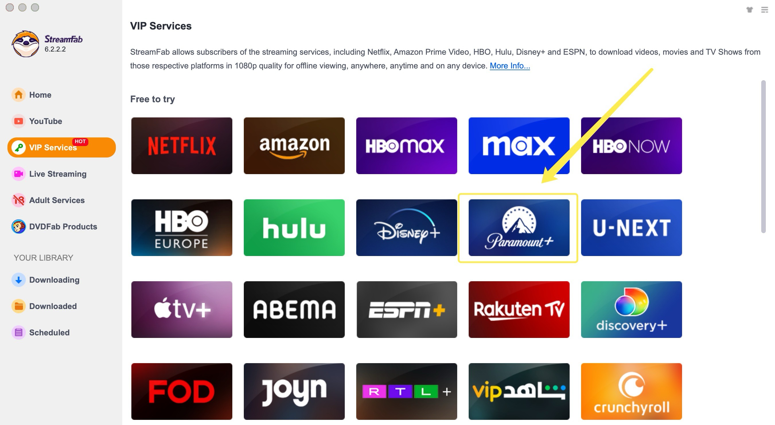 Comment télécharger des vidéos de Paramount Plus : étapes pour utiliser StreamFab.