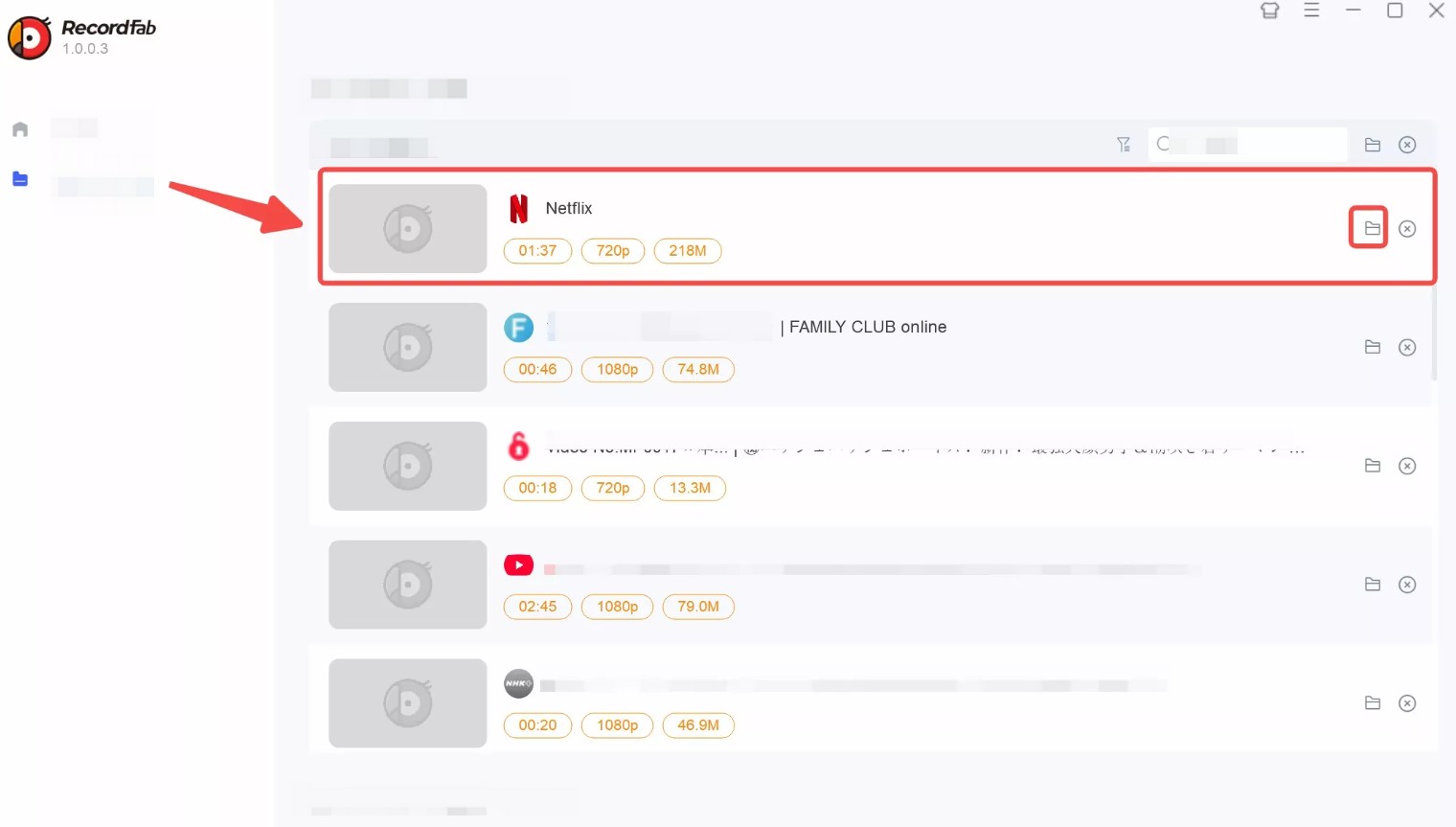 Comment enregistrer l'écran de Netflix: RecordFab