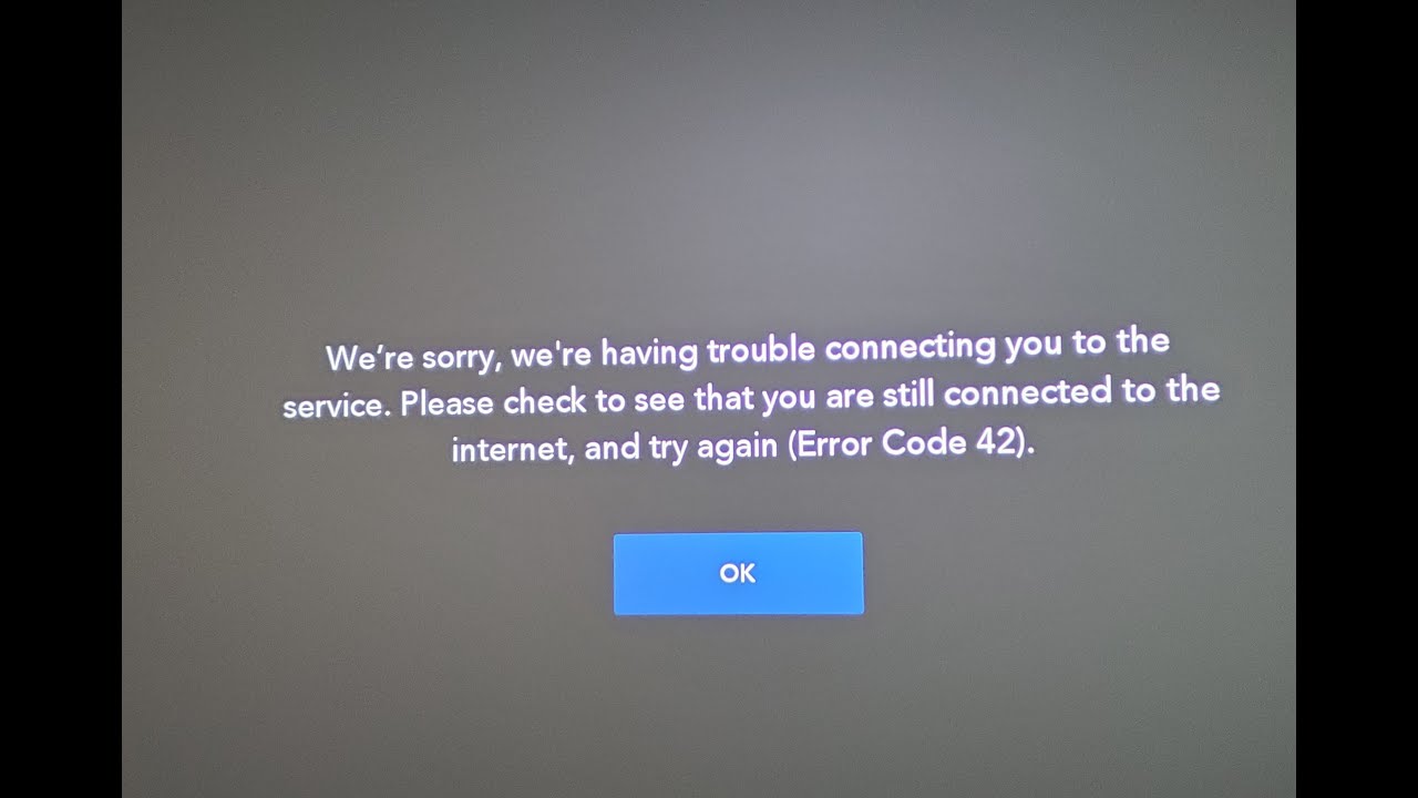 error code 42 Disney Plus Firestick:What is Disney Plus error code 42?