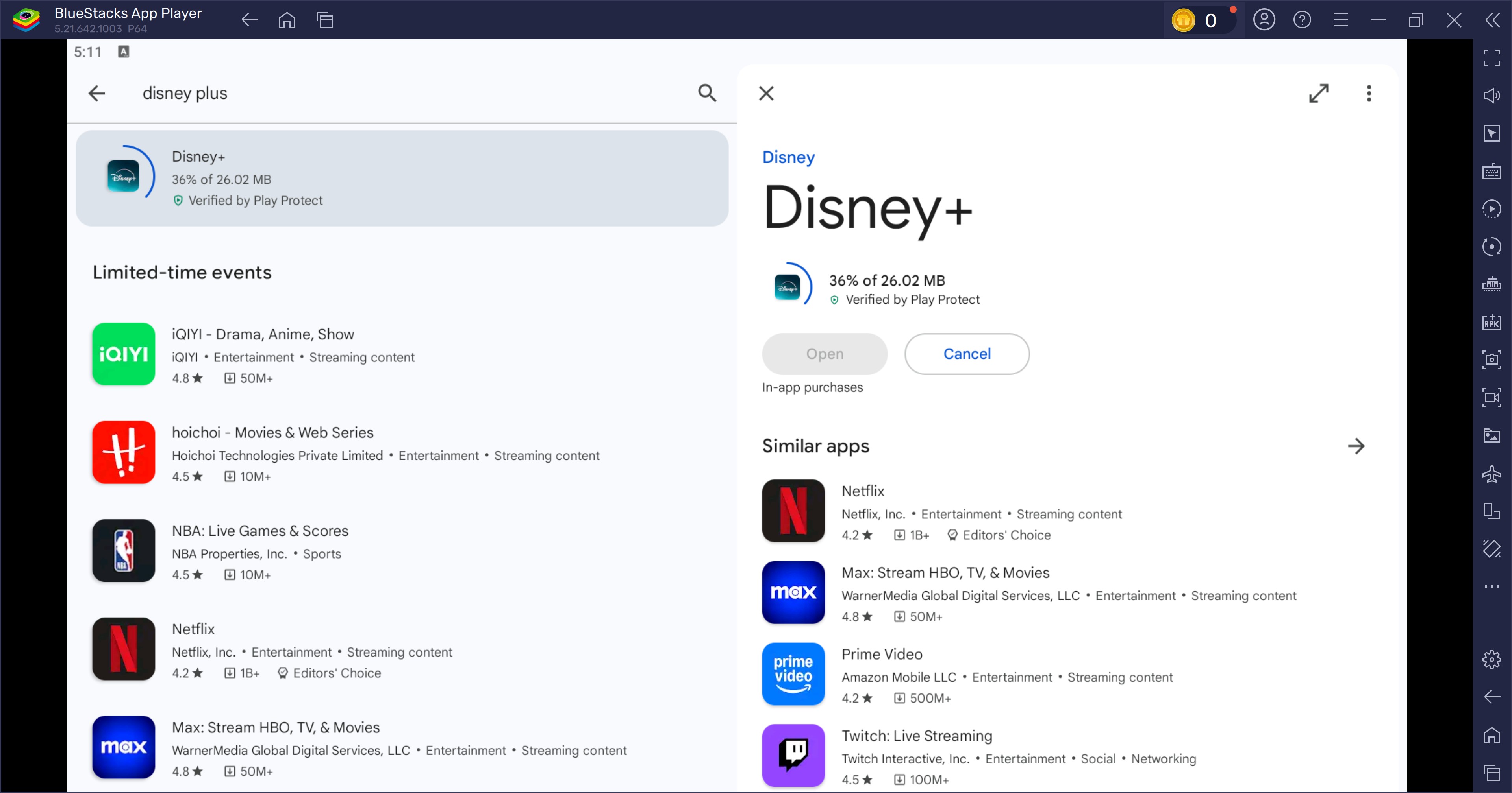Androidエミュレーターを使用してMacでDisney Plusの映画をダウンロードする方法