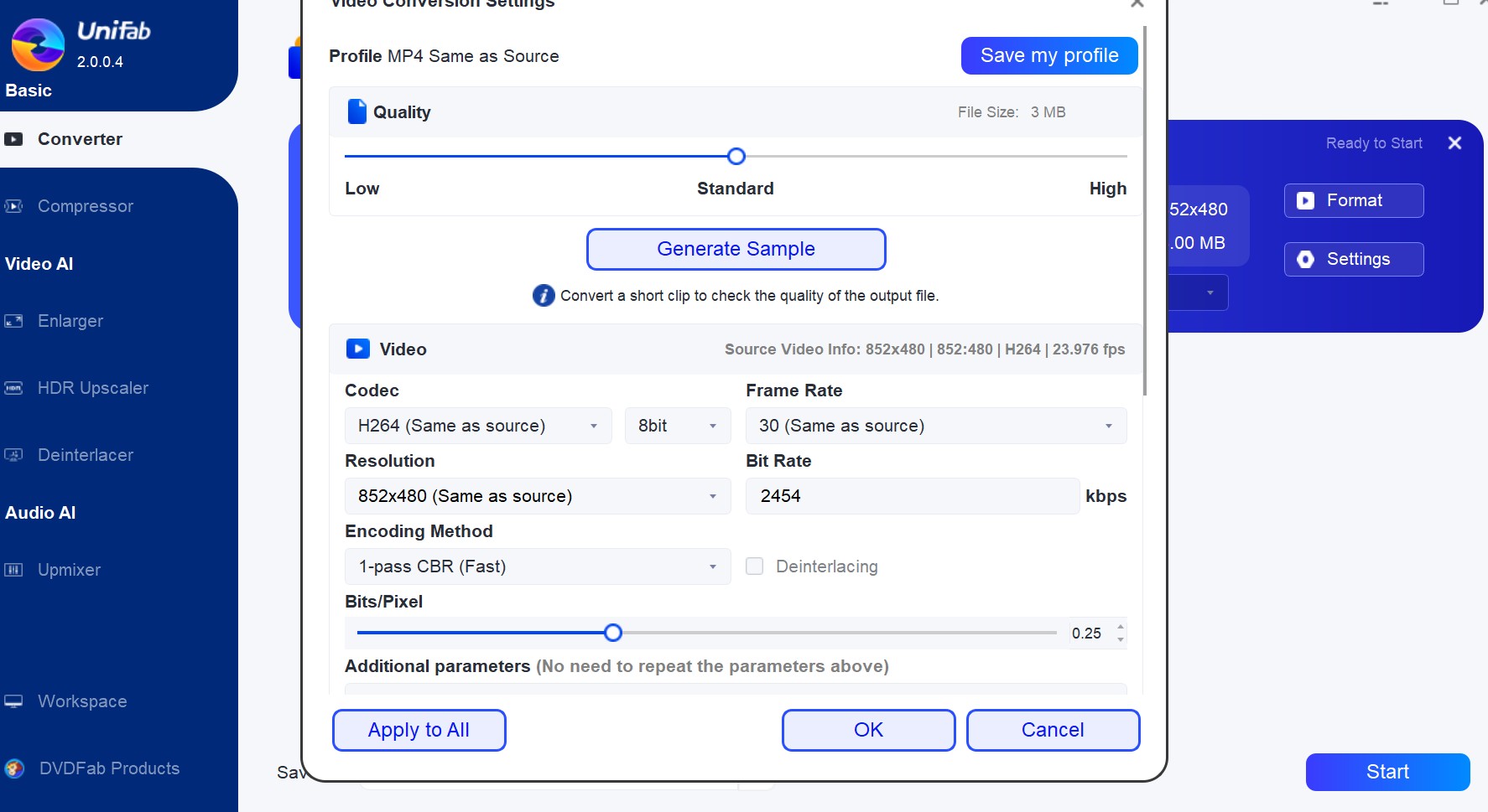 60 fps video converter: unifab