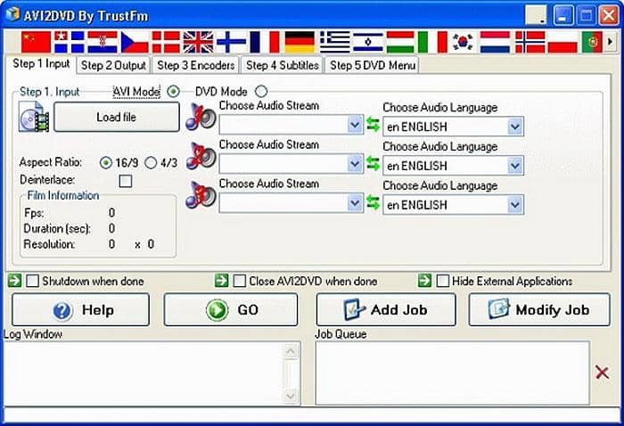 DVD menus maker: Avi2DVD DVD Creator