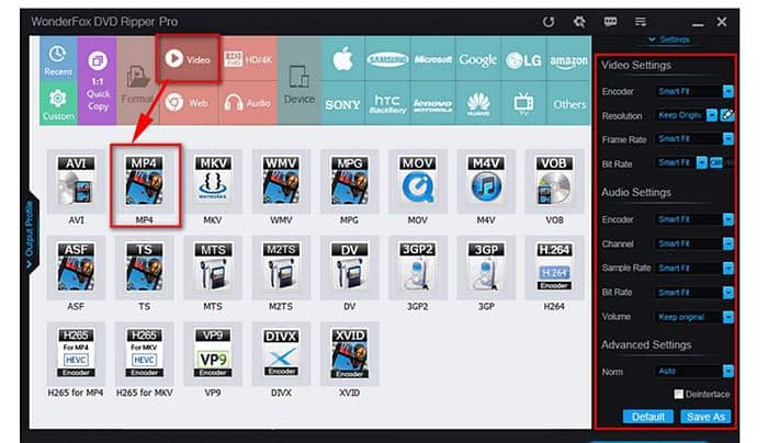 Convert ISO to MP4:(4) WonderFox DVD Ripper Pro