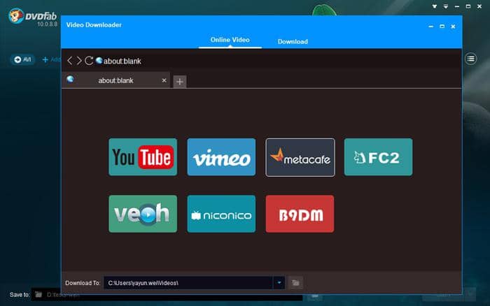 Applications pour convertir des vidéos YouTube en MP3 sur ordinateur/iPhone/Android:Application convertisseur YouTube en MP3 bureau - DVDFab Video Converter