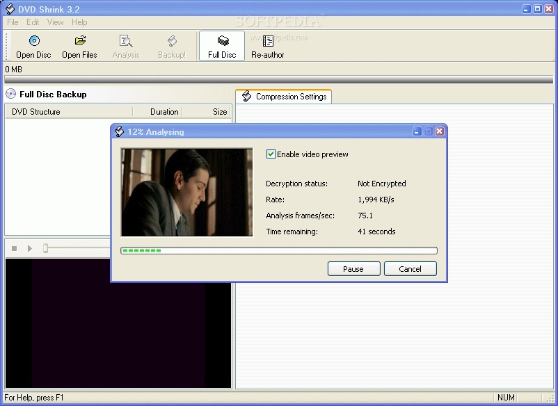 Wie funktioniert DVD Shrink?DVD Shrink 3.2 DVD Bearbeitung