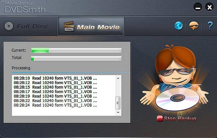 DVD Kopierschutz entfernen mit DVDSmith Movie Backup