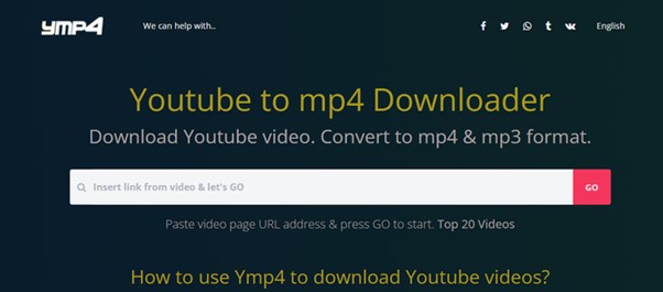 YouTube in MP4 iPhone konvertieren:YMP4