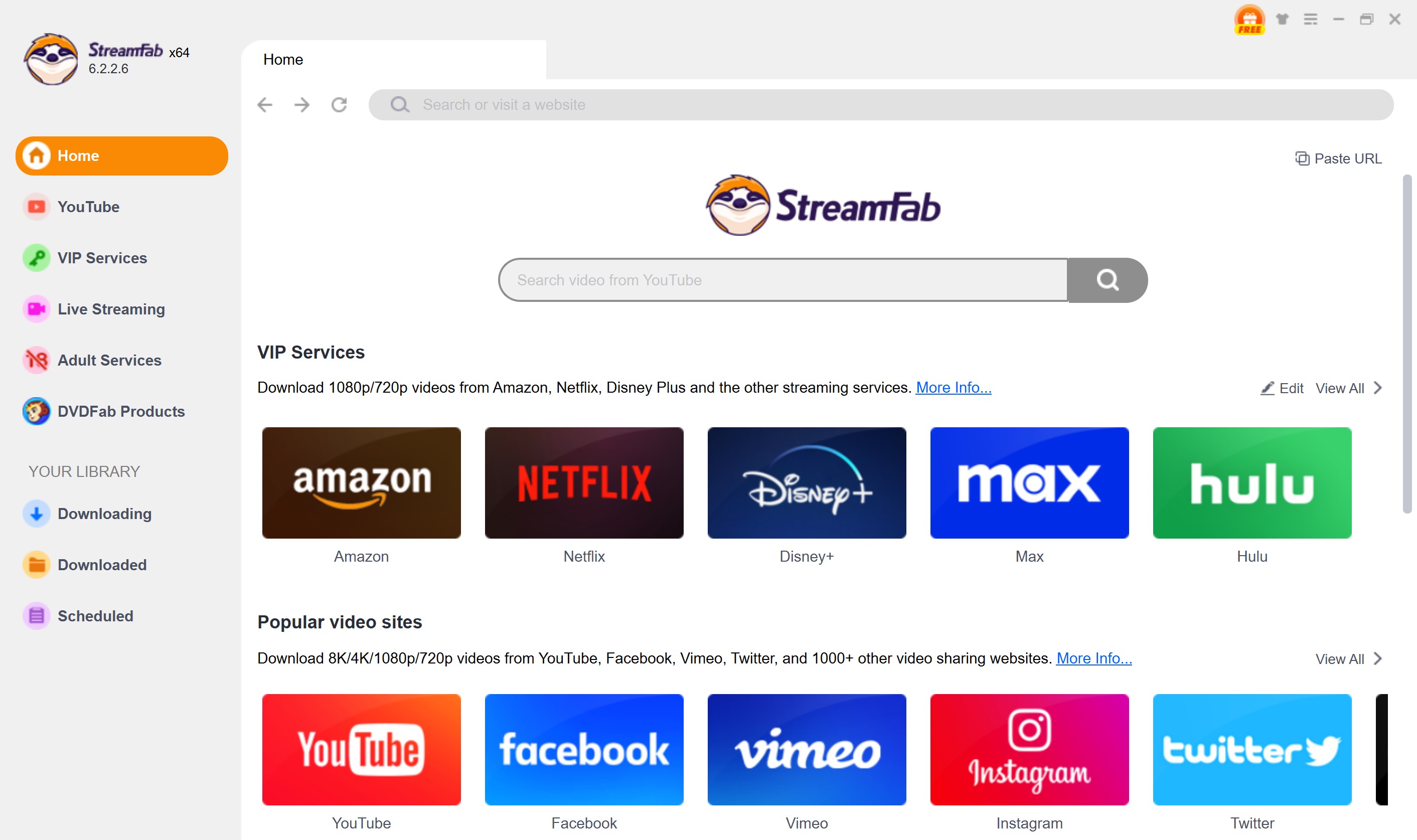 StreamFab Downloader - Configuration des paramètres - Choix de la piste audio et des sous-titres