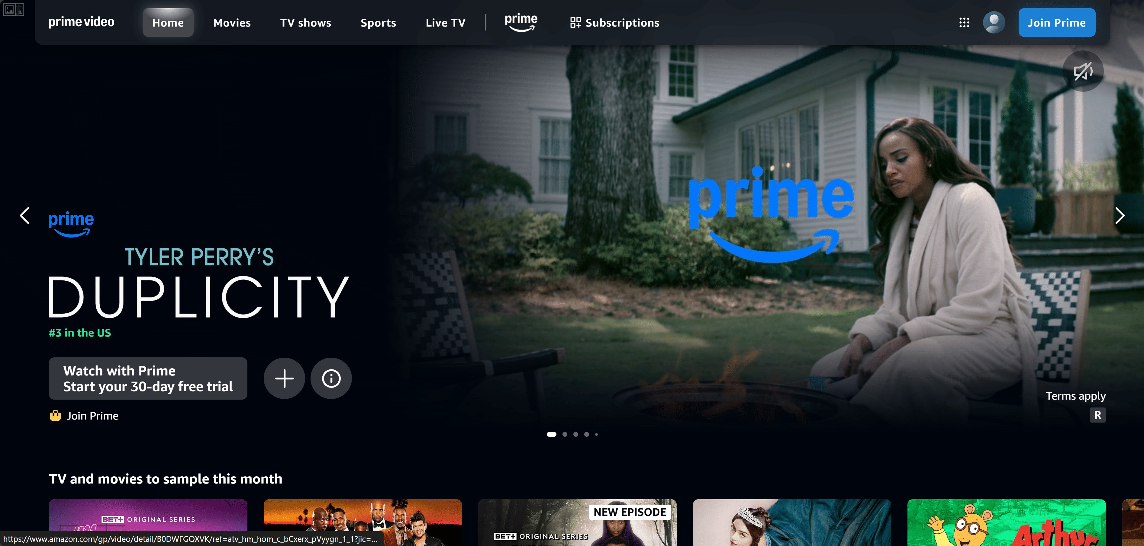 Top Sites for MP4 Download Movies: Amazon Prime Video
