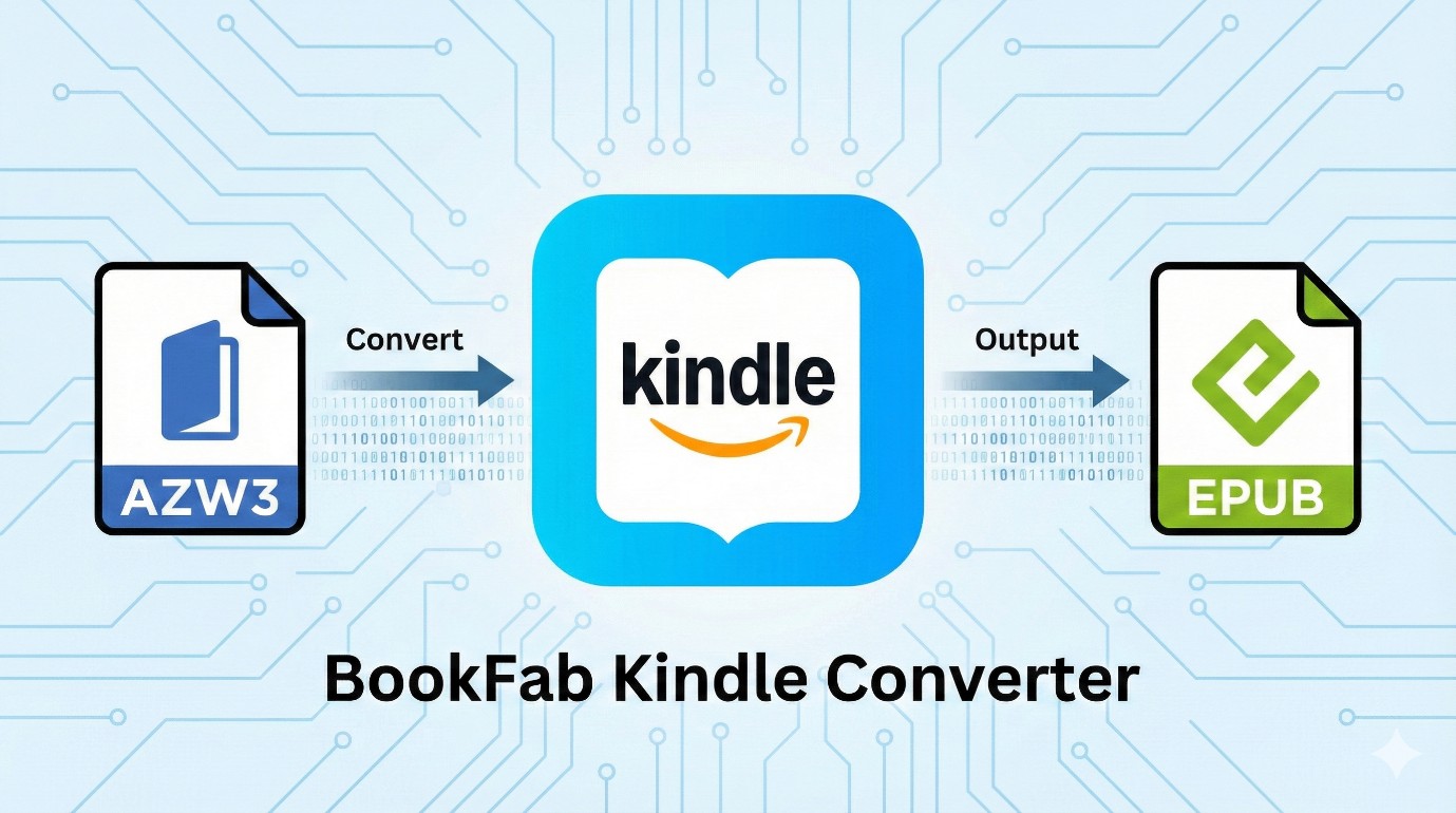 Convert AZW3 to EPUB with BookFab Kindle Converter
