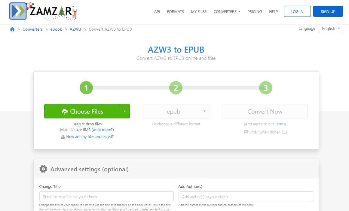 online azw3 to epub converter
