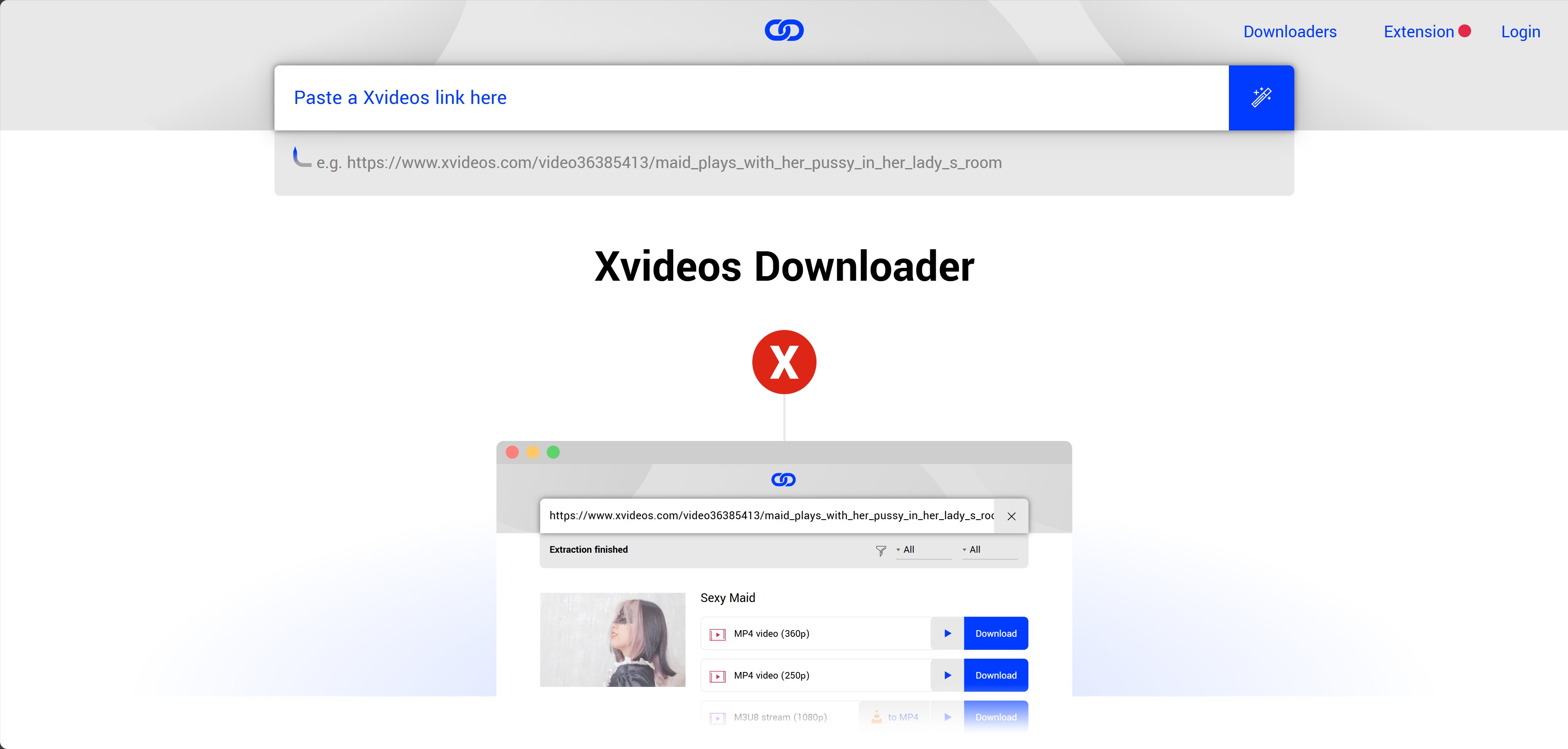 use Locoloader to download from xvideos
