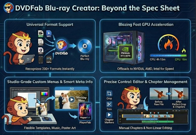 DVDFab Blu-ray Creator Core Features & Real-World Tests