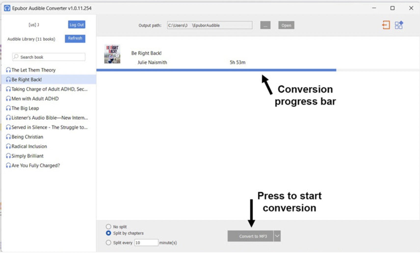 Comment utiliser le convertisseur Epubor Audible