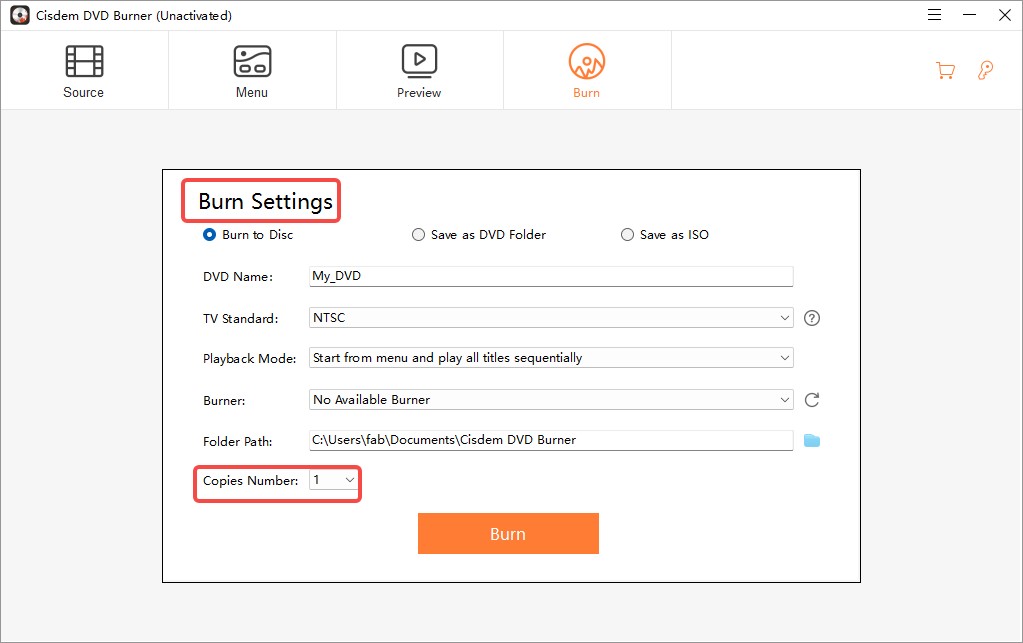 How  to Burn a DVD on Windows 10 Using Cisdem DVD Burner