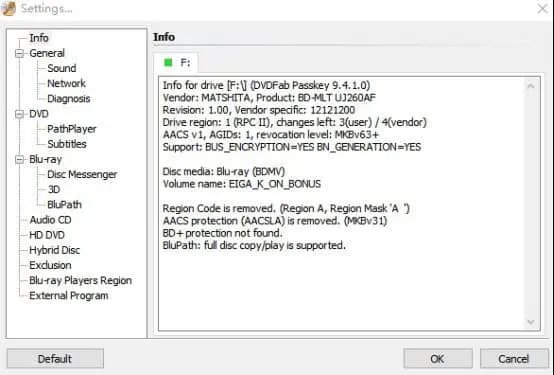 DVDFab Blu-ray for Passkey - Décrypter les protections contre la copie Blu-ray gratuitement