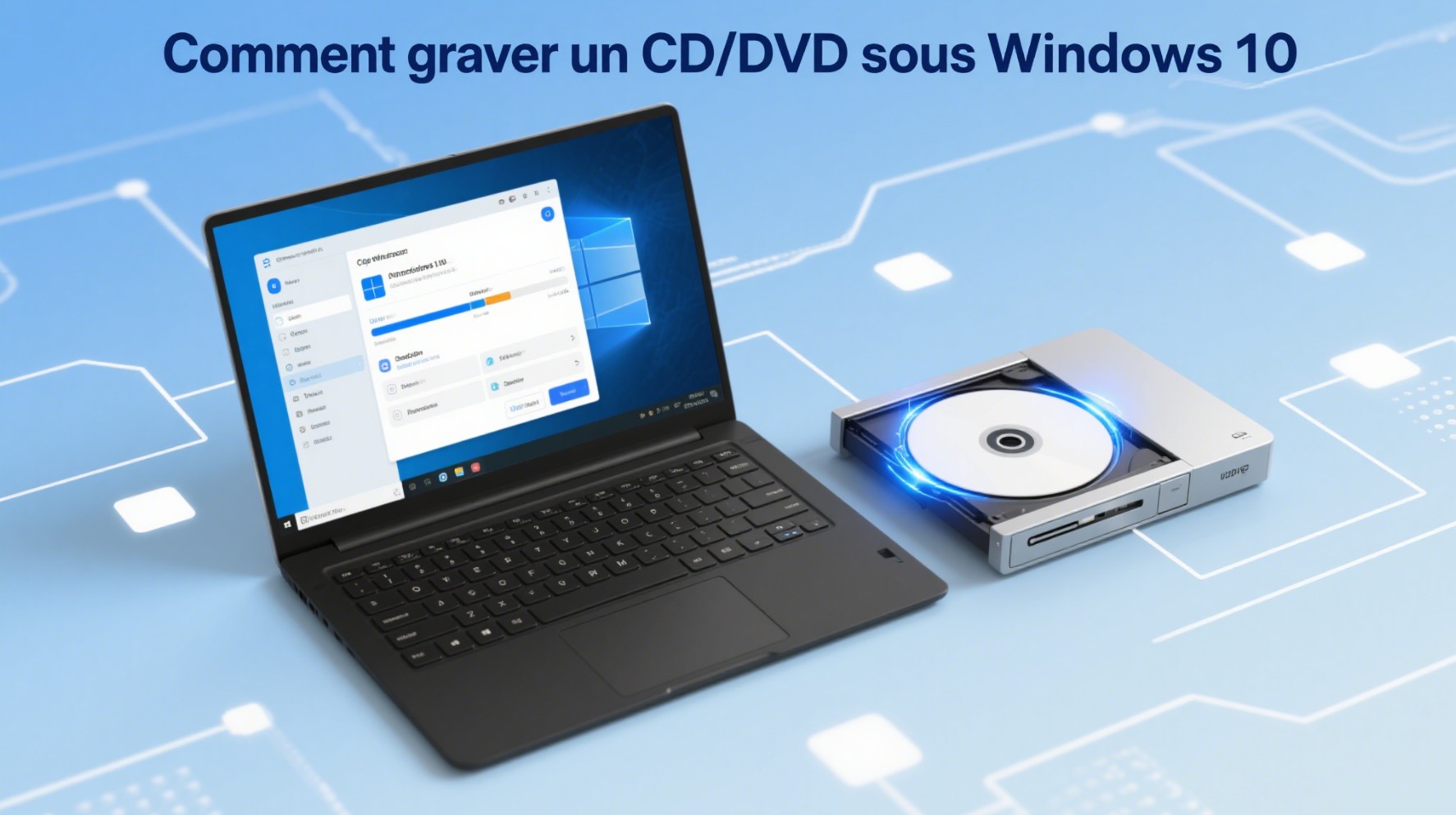 Comment graver un CD sous Windows 10 