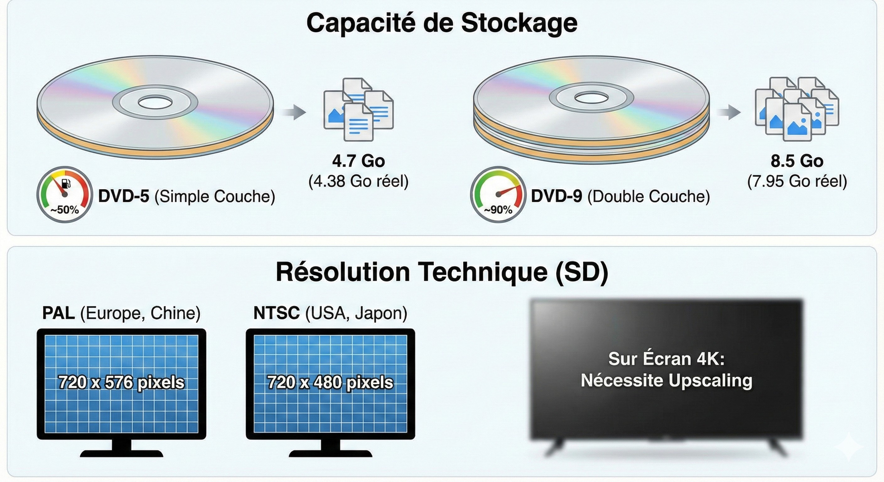 capacité dvd
