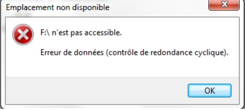 Erreur CRC DVD Shrink sur Windows