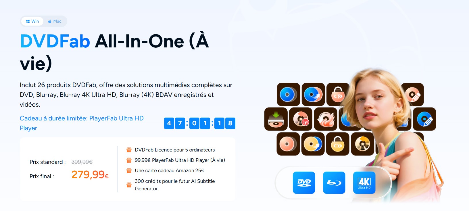 comment utiliser l'alternative au handbrake dvdfab tout-en-un pour extraire des DVD