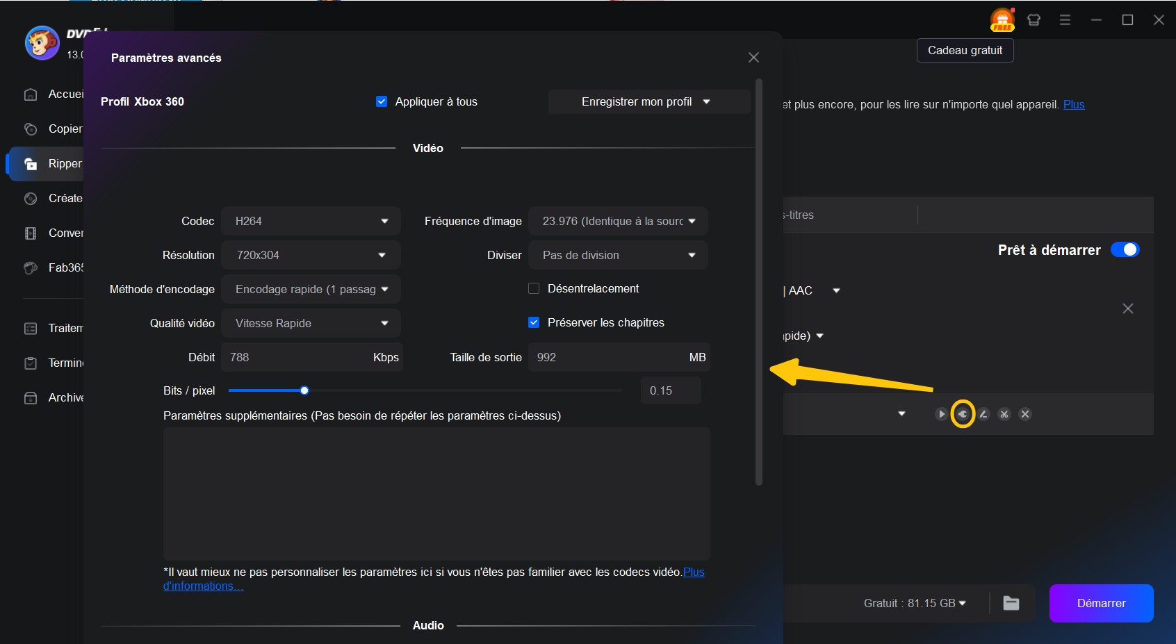 convertir dvd pour xbox one avec dvdfab
