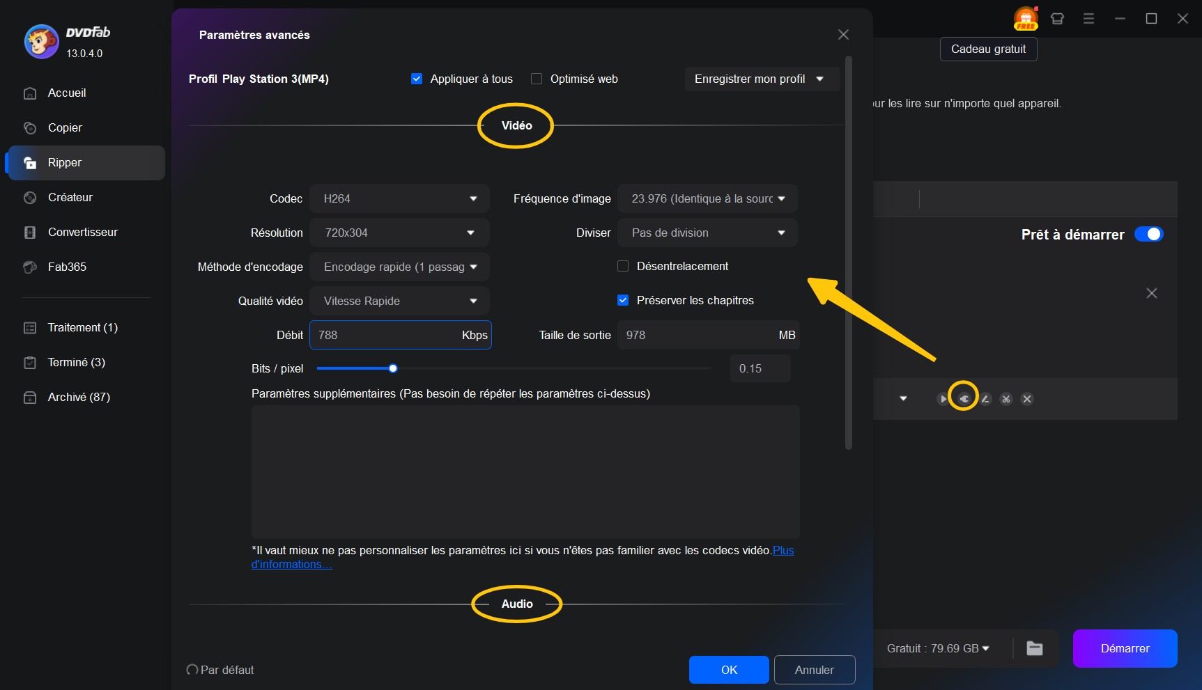 ripper un DVD avec DVDFab DVD Ripper