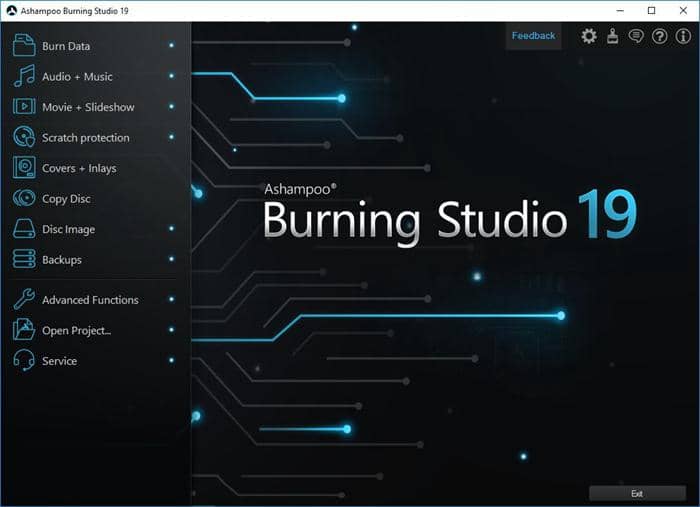 Les meilleurs logiciels gravure Blu-ray : Ashampoo Burning Studio