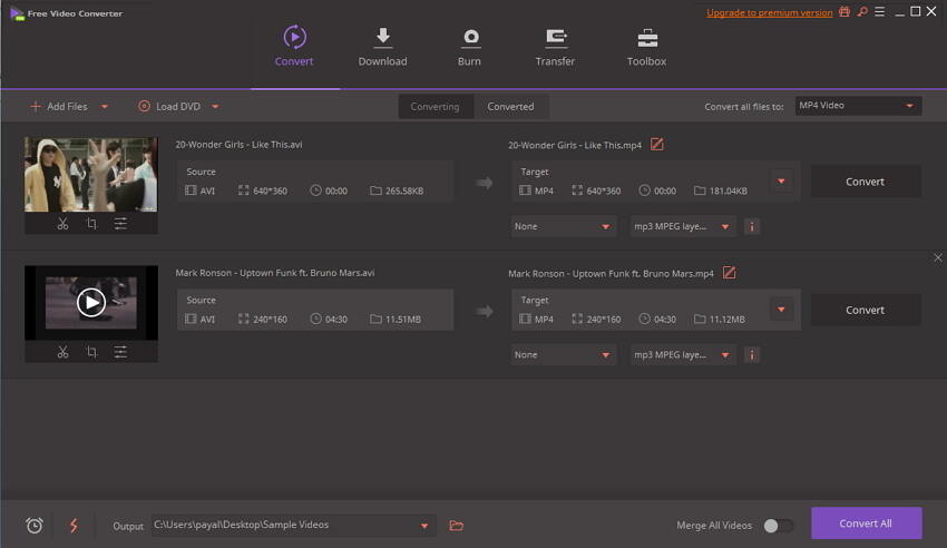 :2. Wondershare Free Video Converter