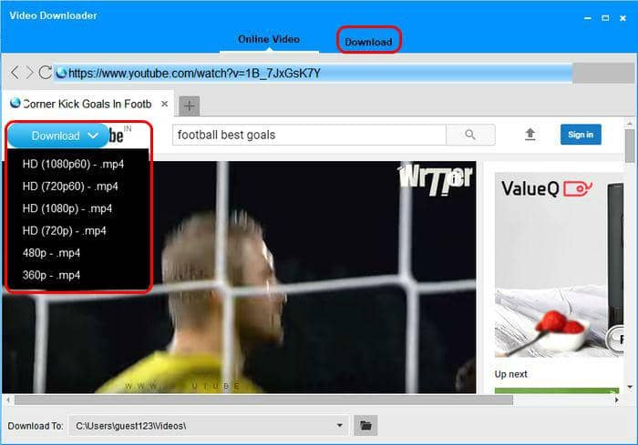 convertir des vidéos YouTube en WMV:Partie 1 : Convertir YouTube en WMV avec le meilleur convertisseur vidéo