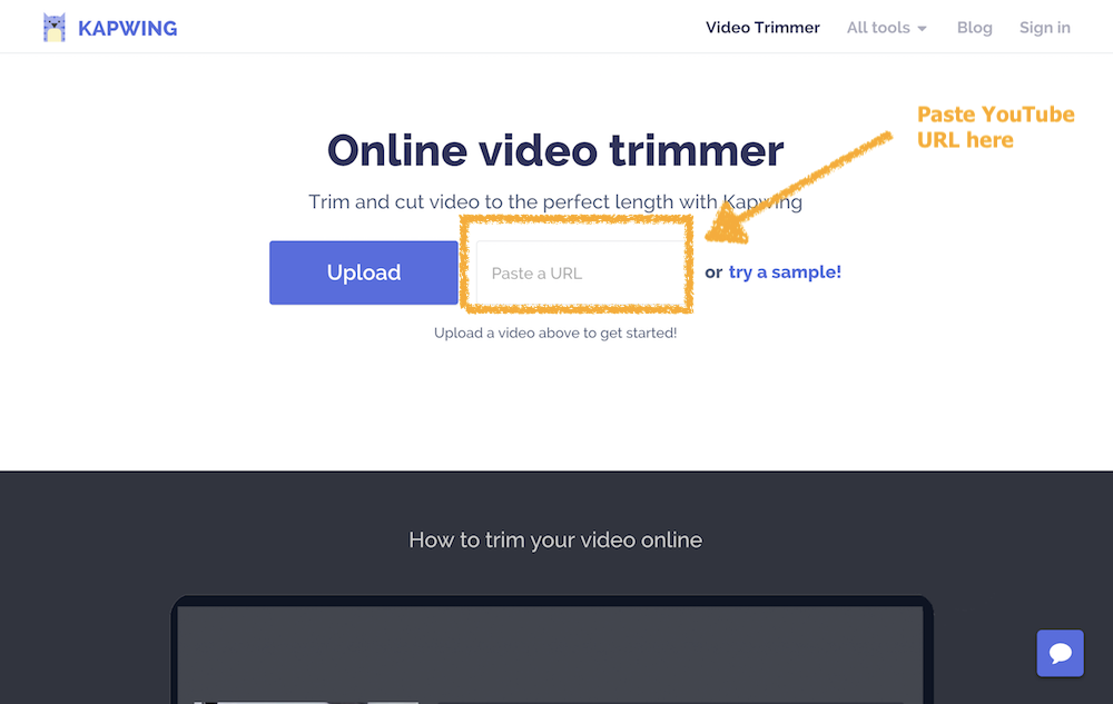 Comment couper et roger vidéo youtube avec les meilleurs découpeurs de vidéos YouTube:Kapwing Video Trimmer