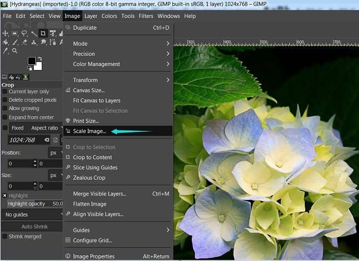 How to increase resolution of image