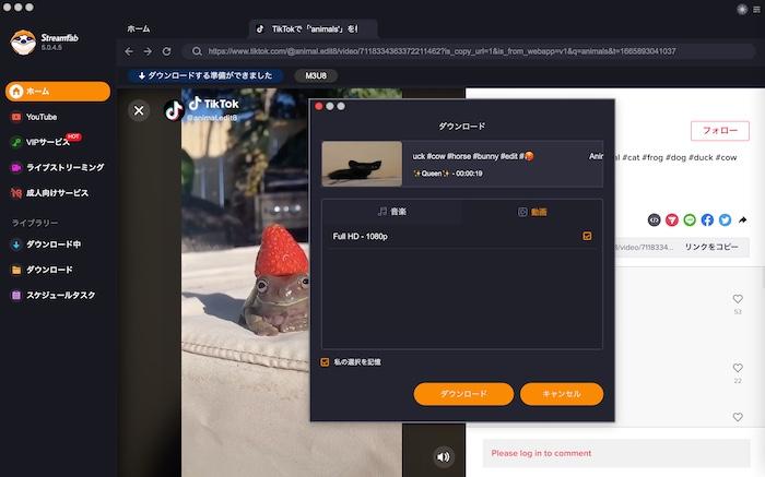 tiktok 保存