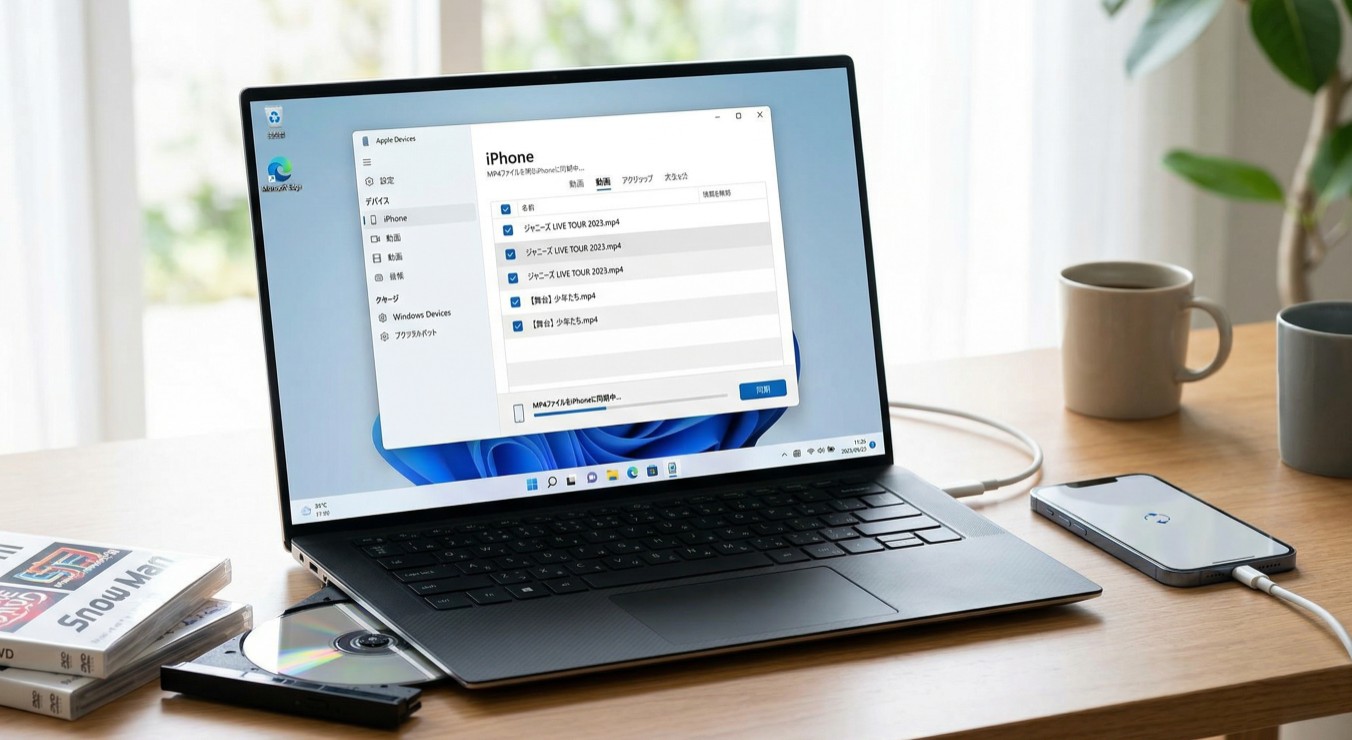 WindowsでジャニーズDVDをiPhoneに取り込む方法