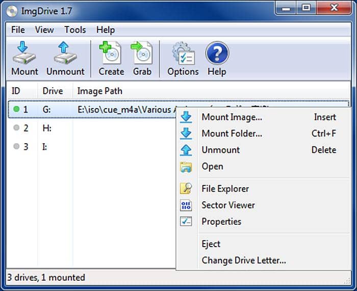 10 meilleures alternatives à Virtual CloneDrive 2022:5. ImgDrive