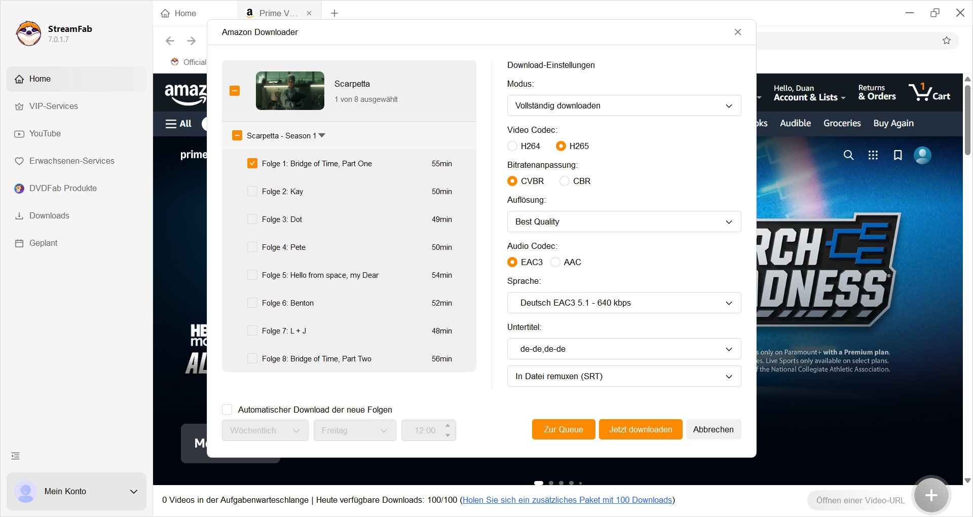 Wie sieht man Prime Video offline in MP4/MKV ohne Einschränkungen an?