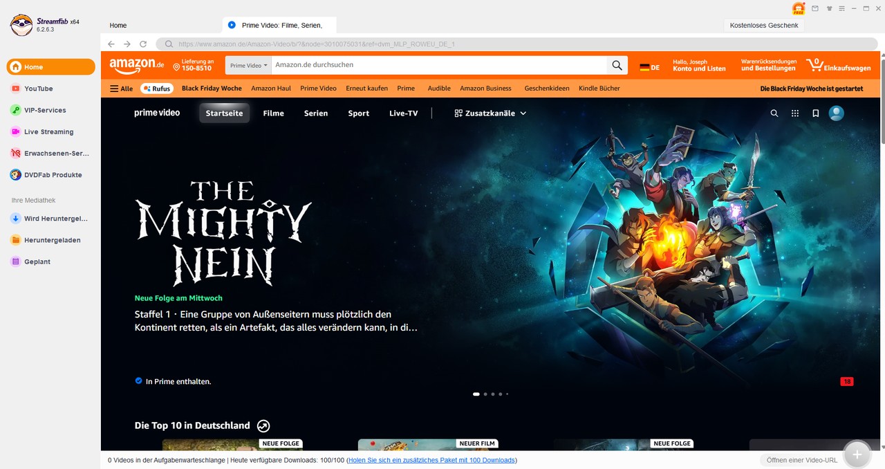 StreamFab nutzen: Ihre Schritt-für-Schritt-Anleitung