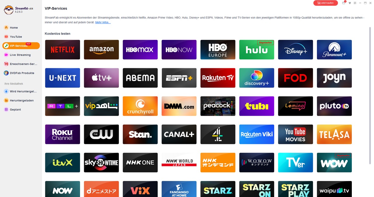 StreamFab nutzen: Ihre Schritt-für-Schritt-Anleitung
