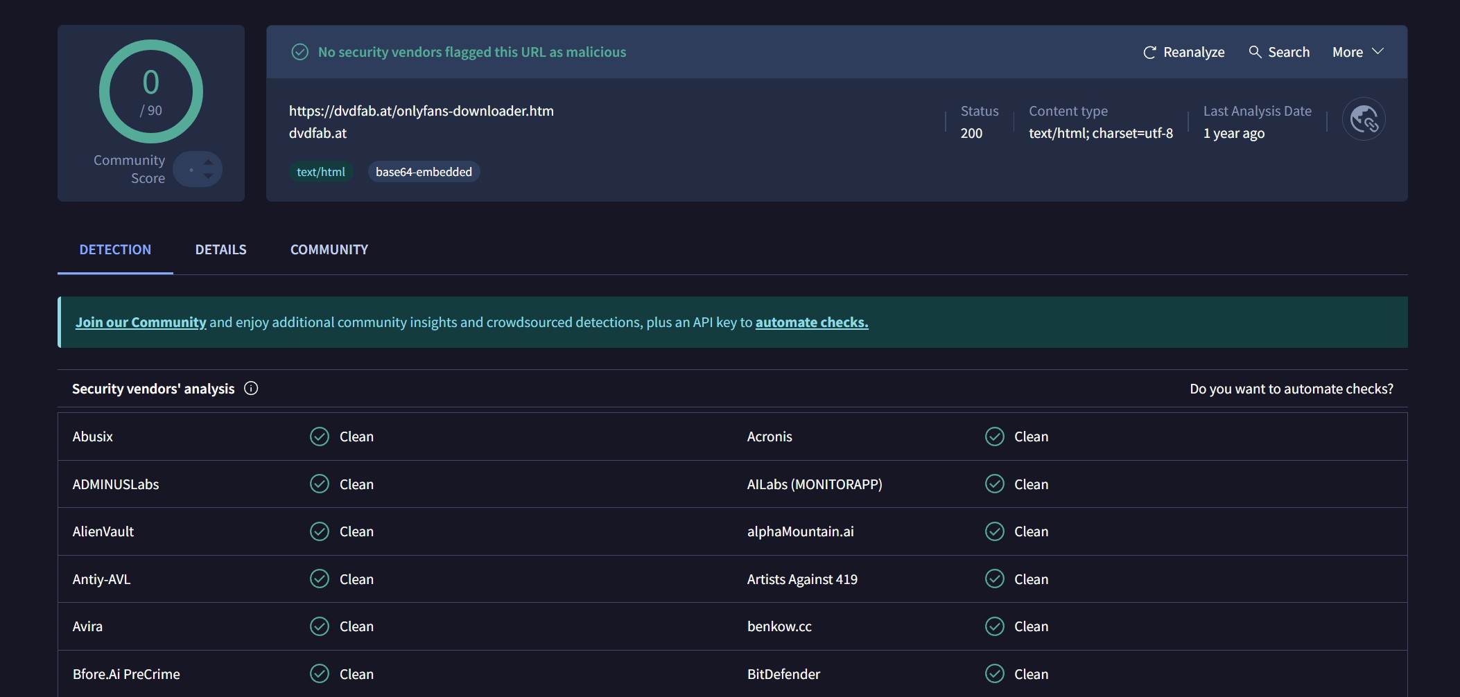 Sicherheitszertifizierung für StreamFab OnlyFans Downloader