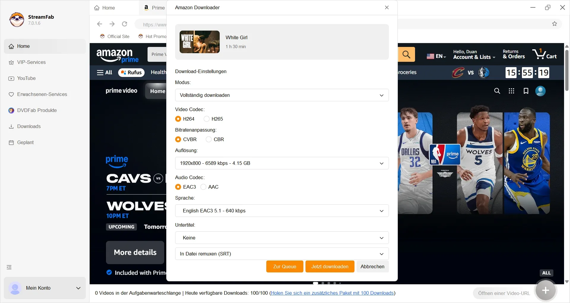 Schritte zum Herunterladen von Amazon Prime Videos ohne Begrenzungen