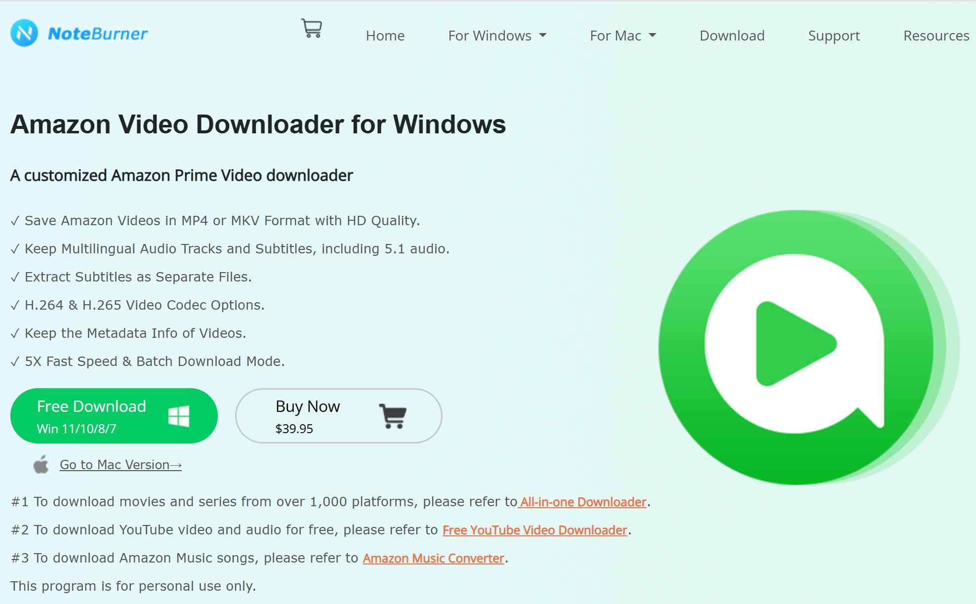 noteburner amazon video downloader review: what is it and how much is it?