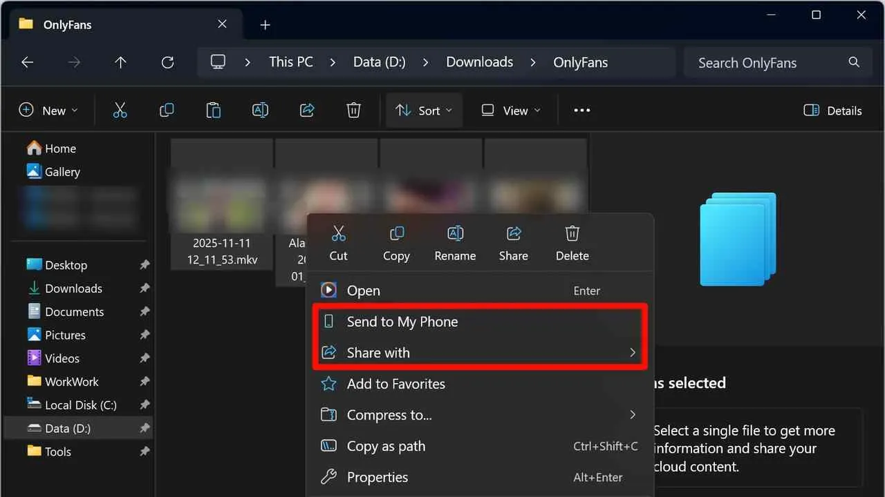 how to save onlyfans content on android or ios: step 2