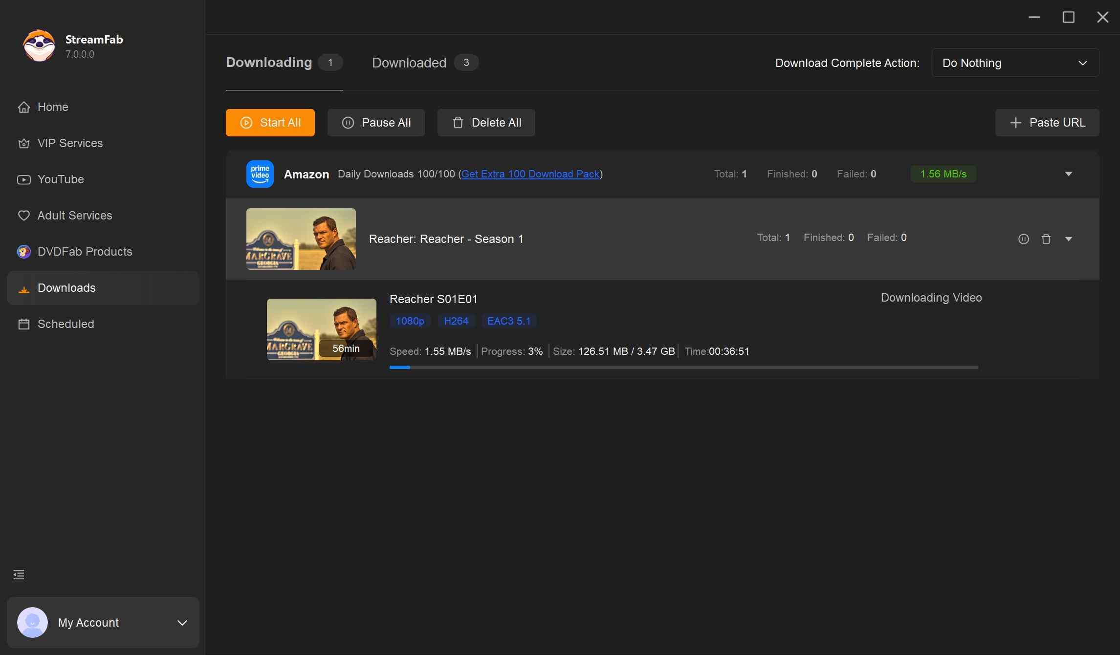 how to troubleshoot playon not working on amazon via streamfab amazon downloader: step 3