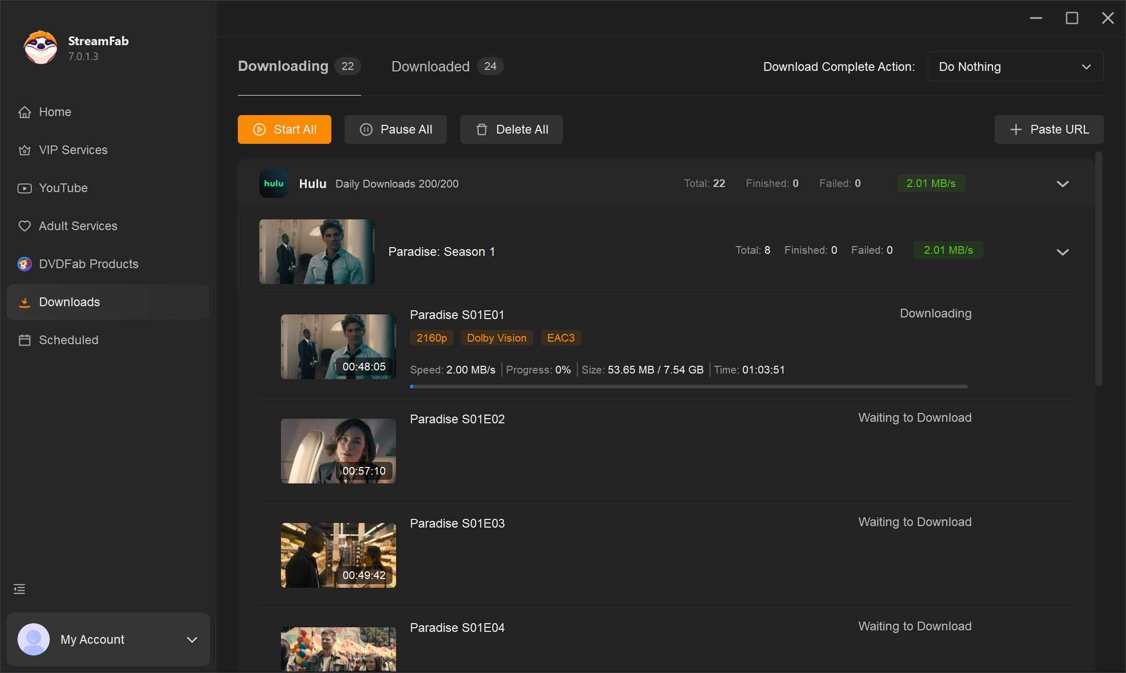best hulu downloader review: how to use hulu downloader step 3